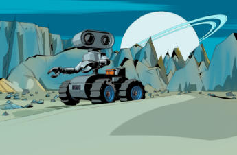 3D-Illustration, realisiert mit dem 3D-Programm CINEMA 4D